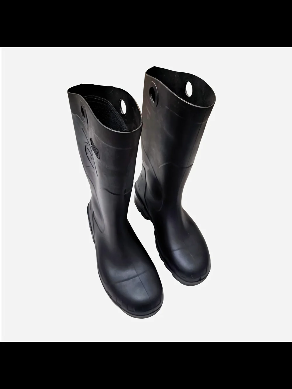 Dunlop Chesapeake Men Sz. 11 Women Sz. 13 Black Rubber Boots